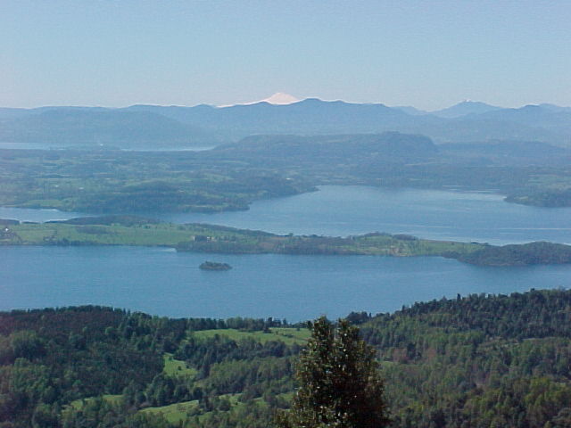 "Llaima" volcano,lakes "Panguipulli" & "Calafquen"